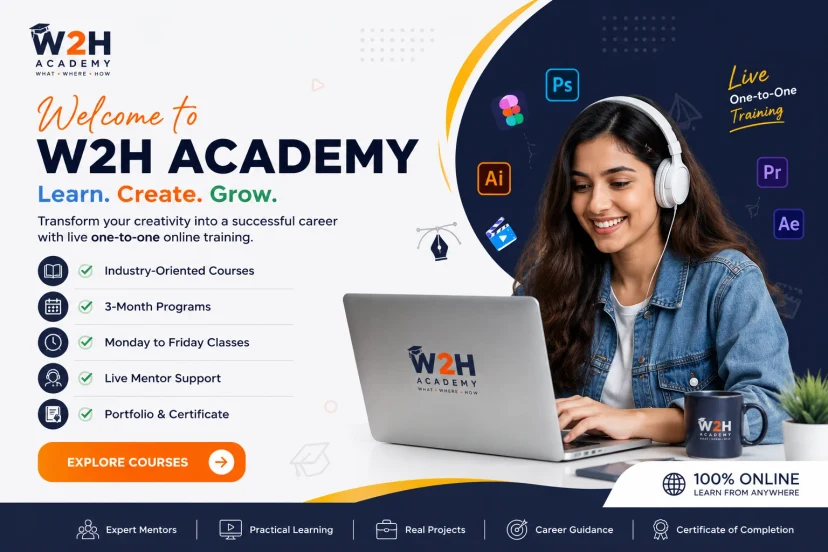 W2H Academy — Learn, Create, Grow